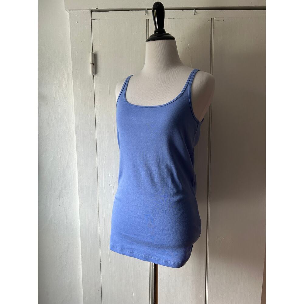 New J Crew tank top size large blue - Picture 4 of 8